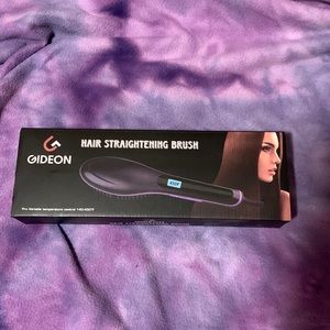 Purple and Black Gideon Hair Straightening Brush